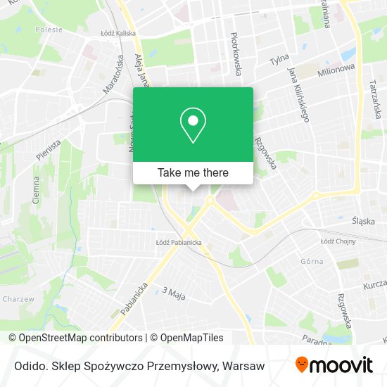 Odido. Sklep Spożywczo Przemysłowy map