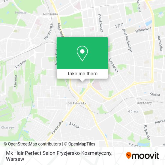 Карта Mk Hair Perfect Salon Fryzjersko-Kosmetyczny