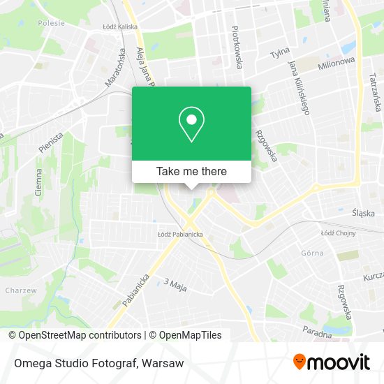 Omega Studio Fotograf map