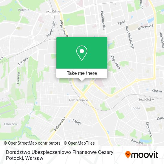 Doradztwo Ubezpieczeniowo Finansowe Cezary Potocki map