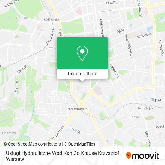 Usługi Hydrauliczne Wod Kan Co Krause Krzysztof map