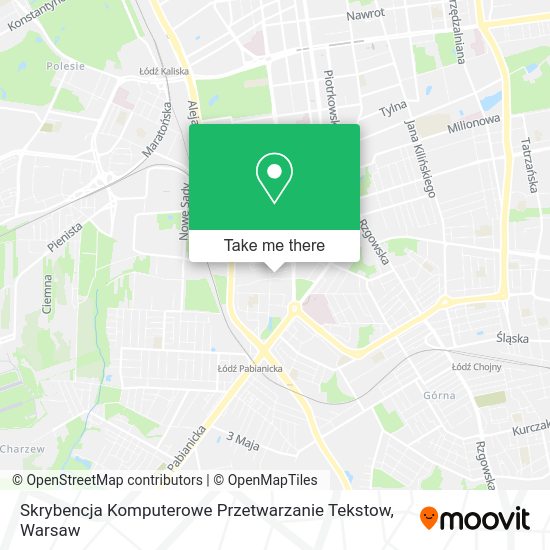 Карта Skrybencja Komputerowe Przetwarzanie Tekstow