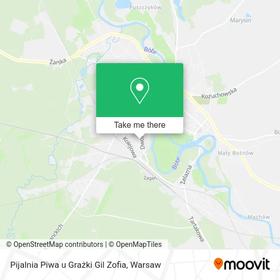 Карта Pijalnia Piwa u Grażki Gil Zofia