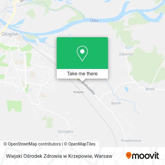 Wiejski Ośrodek Zdrowia w Krzepowie map