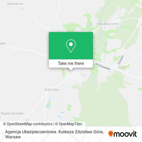 Agencja Ubezpieczeniowa. Kulesza Zdzisław Góra map