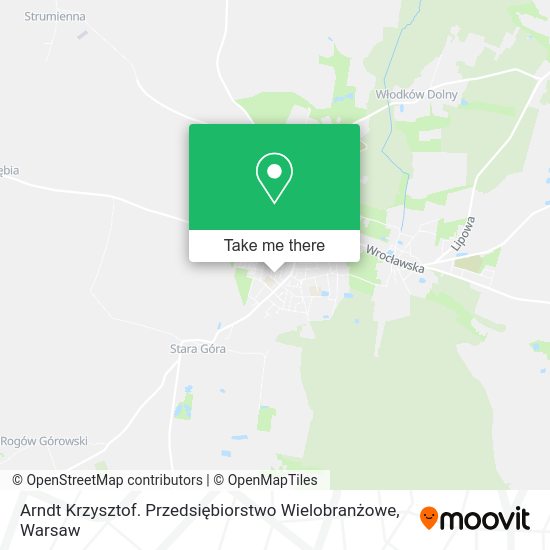 Arndt Krzysztof. Przedsiębiorstwo Wielobranżowe map