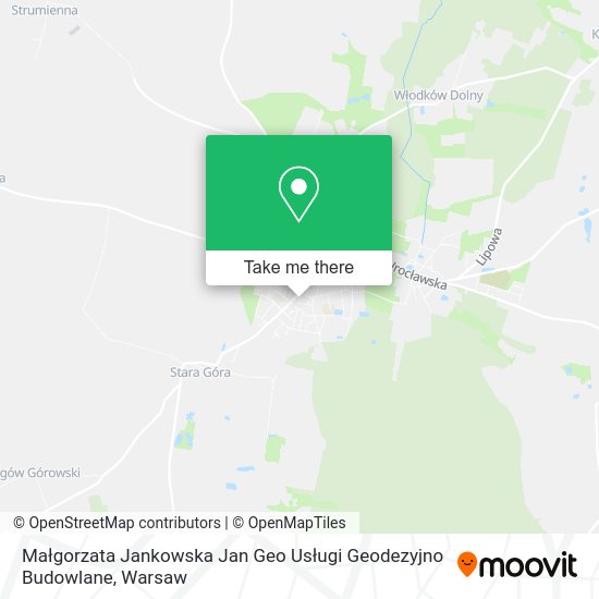 Małgorzata Jankowska Jan Geo Usługi Geodezyjno Budowlane map