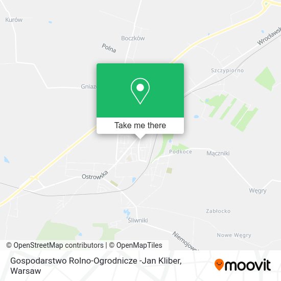 Gospodarstwo Rolno-Ogrodnicze -Jan Kliber map