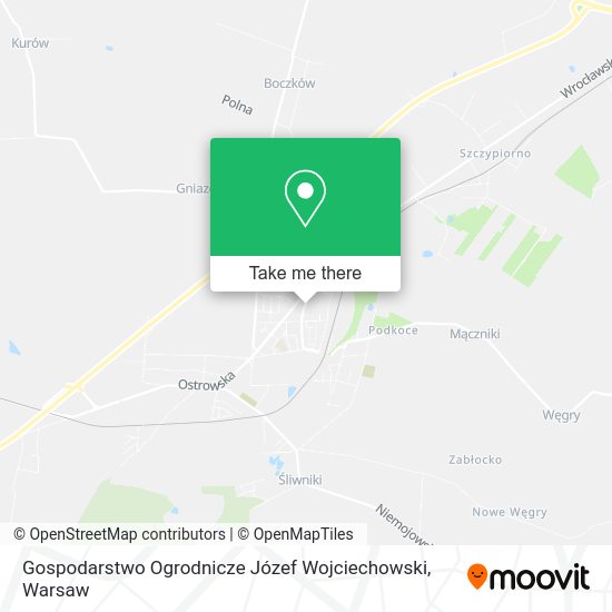 Gospodarstwo Ogrodnicze Józef Wojciechowski map