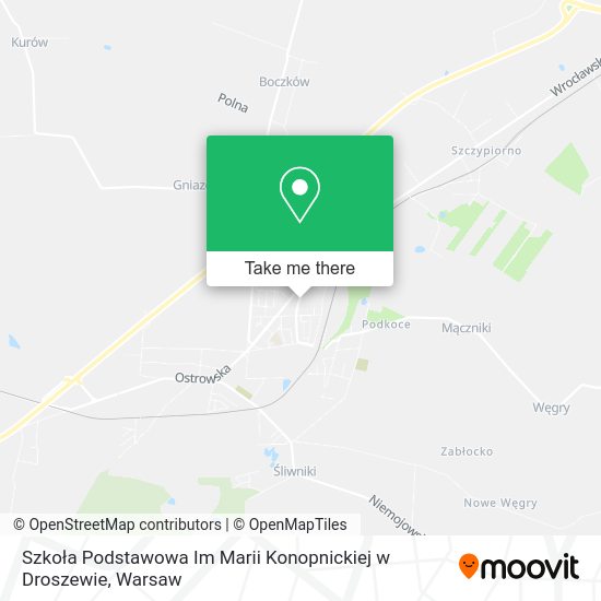 Szkoła Podstawowa Im Marii Konopnickiej w Droszewie map