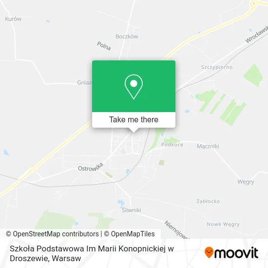 Szkoła Podstawowa Im Marii Konopnickiej w Droszewie map