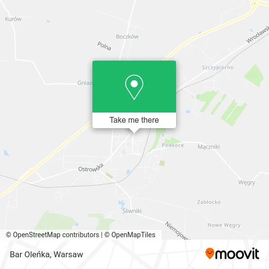 Карта Bar Oleńka