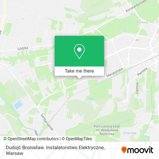 Dudojć Bronisław. Instalatorstwo Elektryczne map