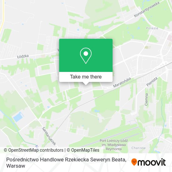 Pośrednictwo Handlowe Rzekiecka Seweryn Beata map