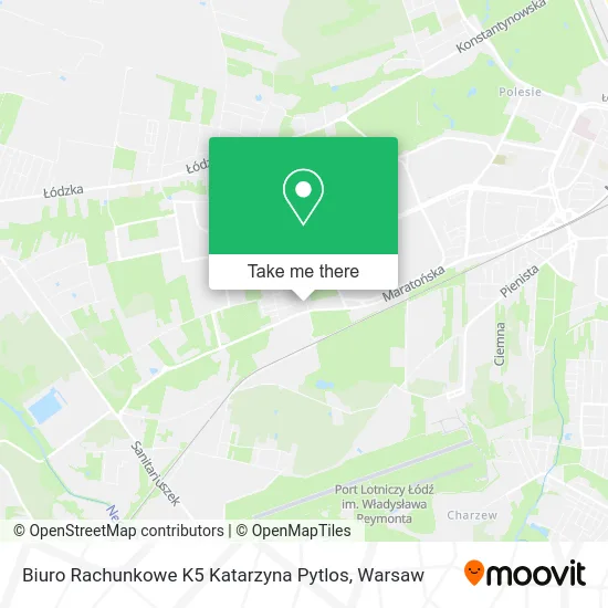 Карта Biuro Rachunkowe K5 Katarzyna Pytlos