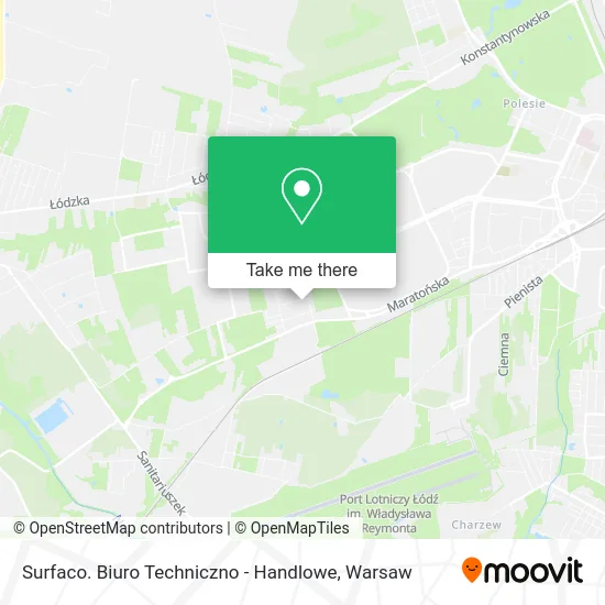 Карта Surfaco. Biuro Techniczno - Handlowe