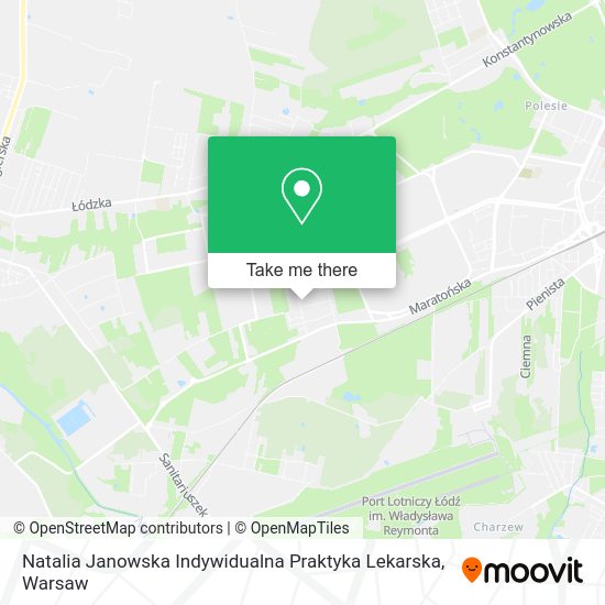 Natalia Janowska Indywidualna Praktyka Lekarska map