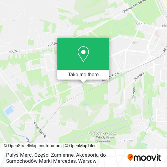 Pałys-Merc. Części Zamienne, Akcesoria do Samochodów Marki Mercedes map