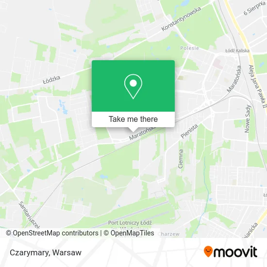 Czarymary map