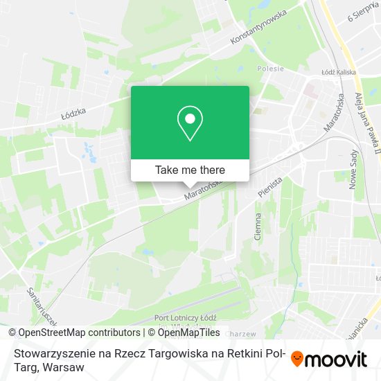 Stowarzyszenie na Rzecz Targowiska na Retkini Pol-Targ map