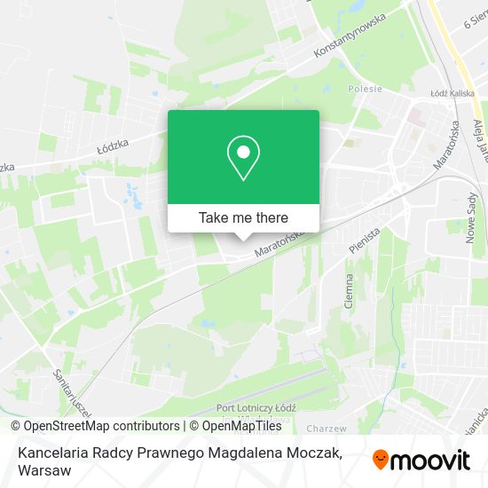 Kancelaria Radcy Prawnego Magdalena Moczak map