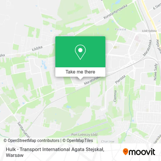 Карта Hulk - Transport International Agata Stejskał
