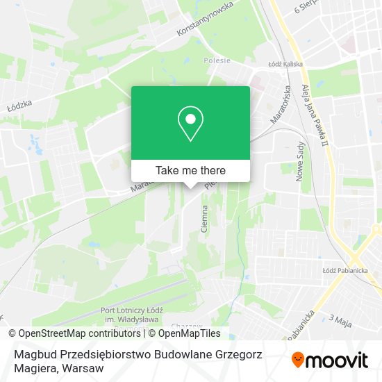 Magbud Przedsiębiorstwo Budowlane Grzegorz Magiera map