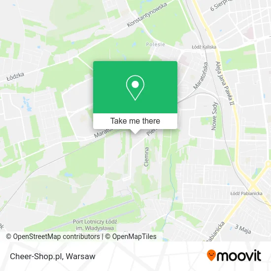 Карта Cheer-Shop.pl