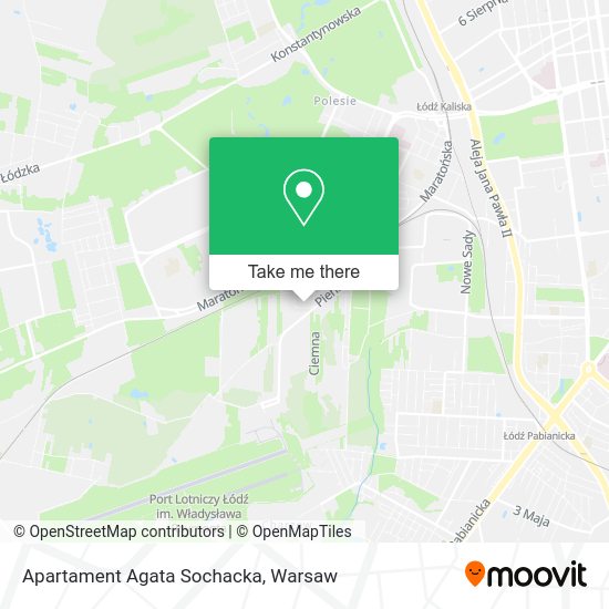 Apartament Agata Sochacka map