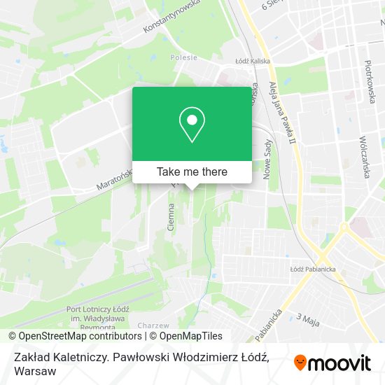 Zakład Kaletniczy. Pawłowski Włodzimierz Łódź map