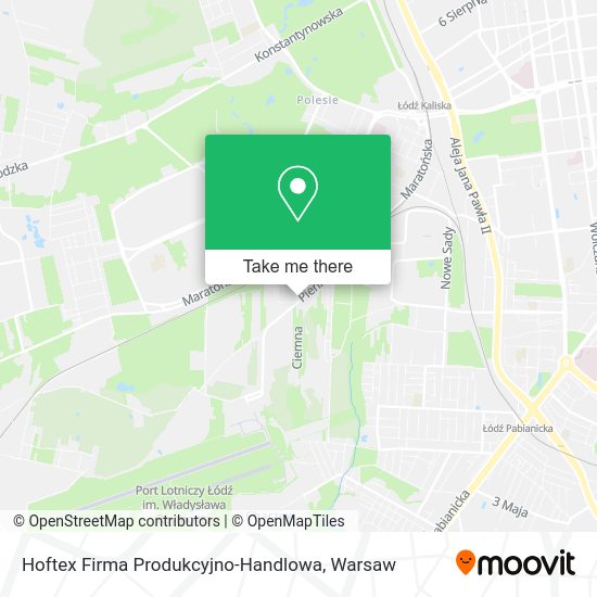 Hoftex Firma Produkcyjno-Handlowa map