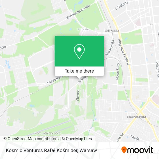 Kosmic Ventures Rafał Kośmider map