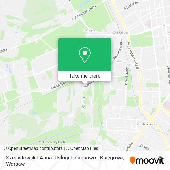 Szepietowska Anna. Usługi Finansowo - Księgowe map