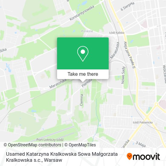 Usamed Katarzyna Kralkowska Sowa Małgorzata Kralkowska s.c. map