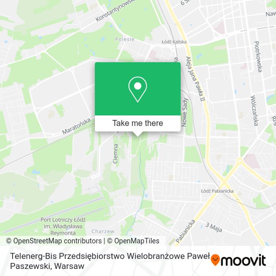 Telenerg-Bis Przedsiębiorstwo Wielobranżowe Paweł Paszewski map