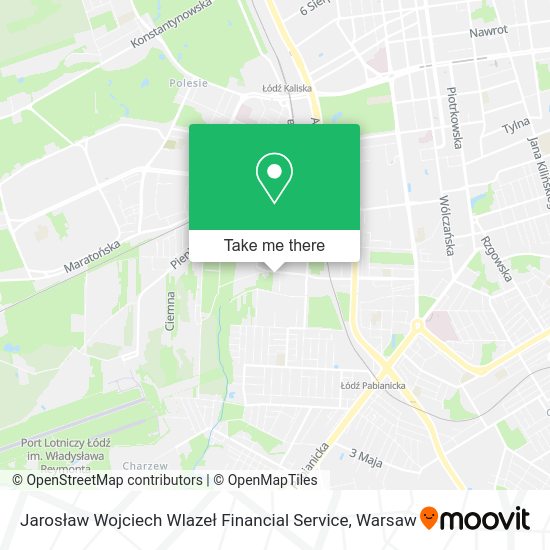 Jarosław Wojciech Wlazeł Financial Service map