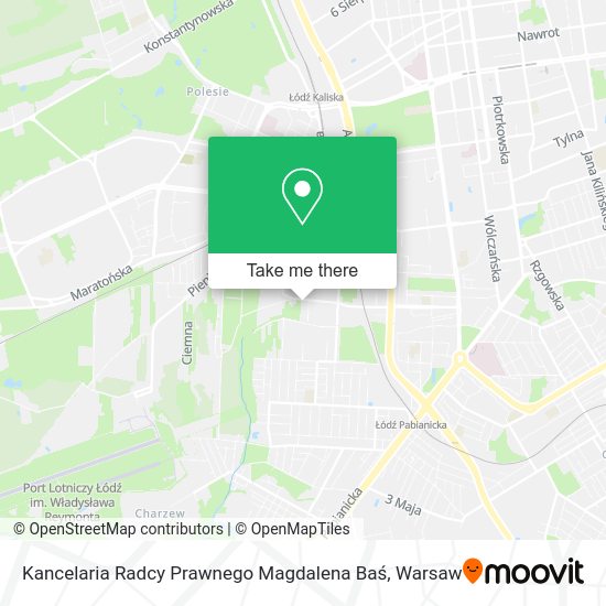 Kancelaria Radcy Prawnego Magdalena Baś map