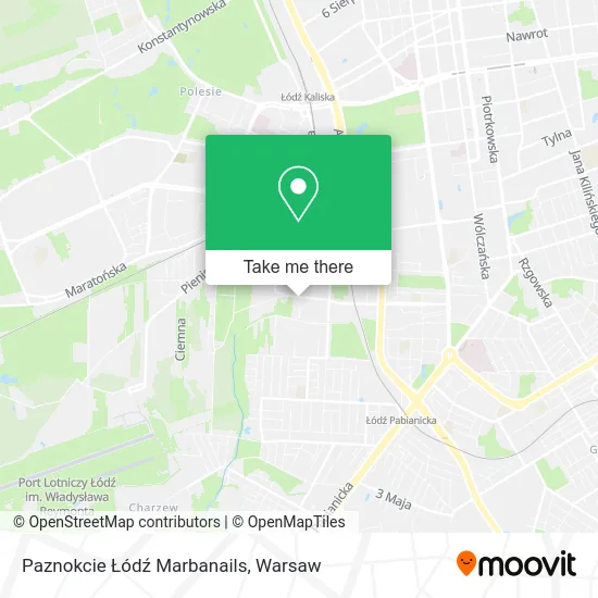 Карта Paznokcie Łódź Marbanails