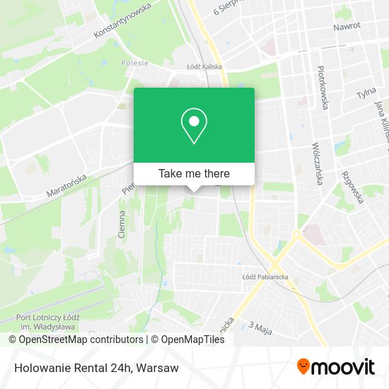 Holowanie Rental 24h map