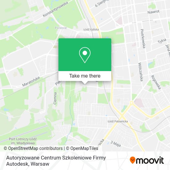 Autoryzowane Centrum Szkoleniowe Firmy Autodesk map