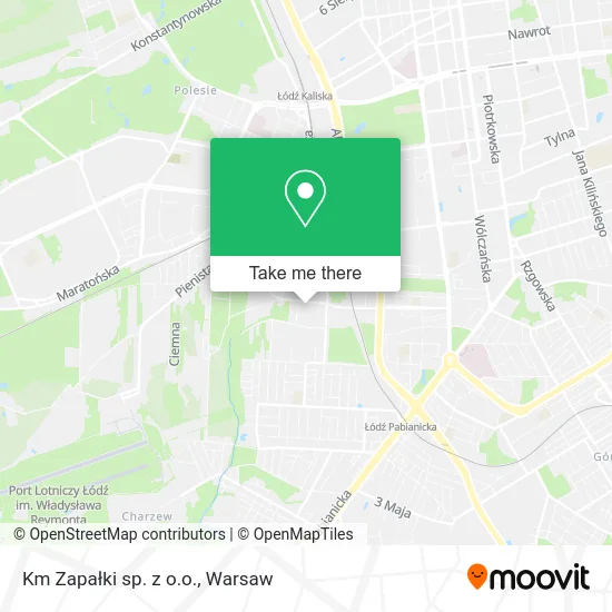 Карта Km Zapałki sp. z o.o.