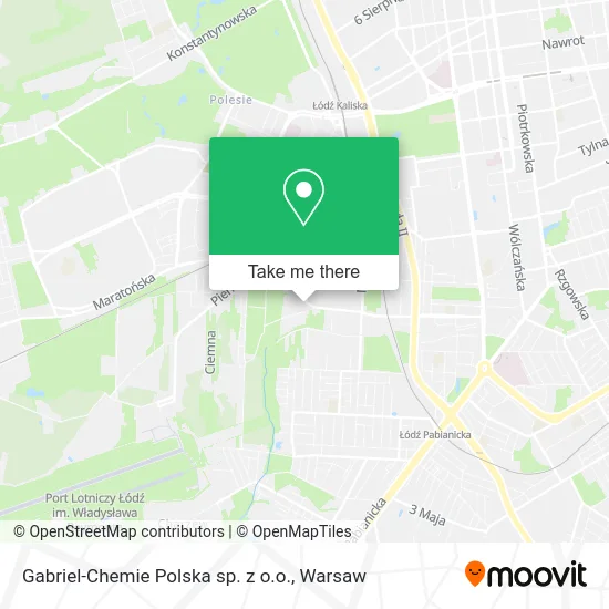 Карта Gabriel-Chemie Polska sp. z o.o.