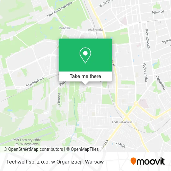 Карта Techwelt sp. z o.o. w Organizacji
