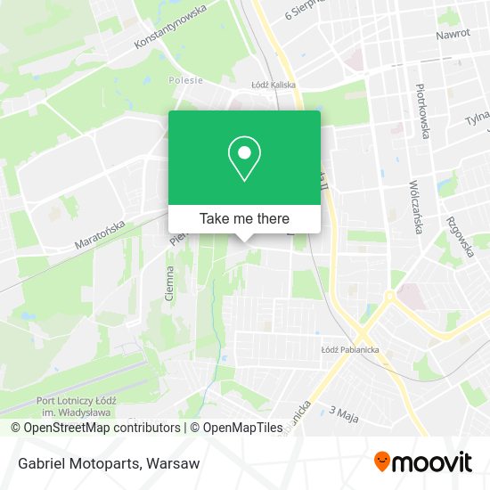 Gabriel Motoparts map