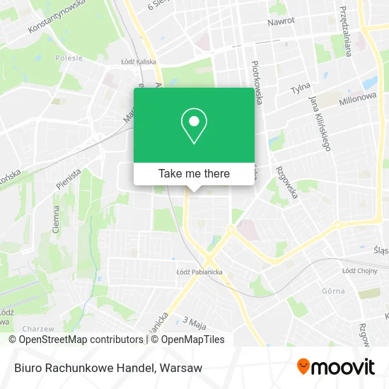 Карта Biuro Rachunkowe Handel