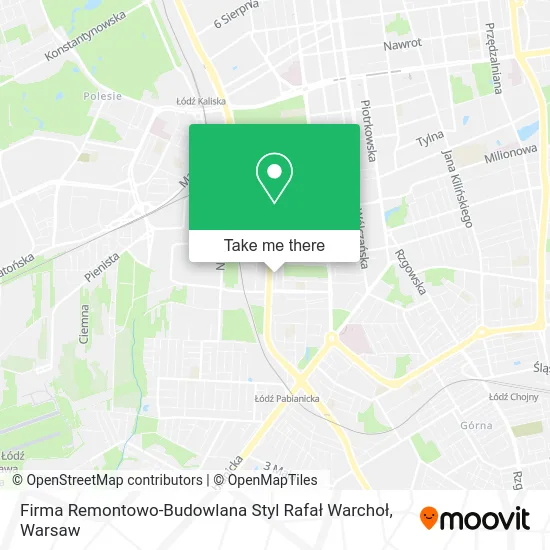 Firma Remontowo-Budowlana Styl Rafał Warchoł map