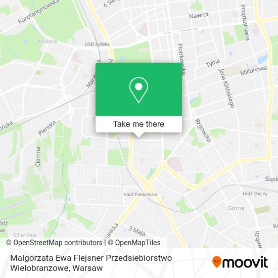 Malgorzata Ewa Flejsner Przedsiebiorstwo Wielobranzowe map