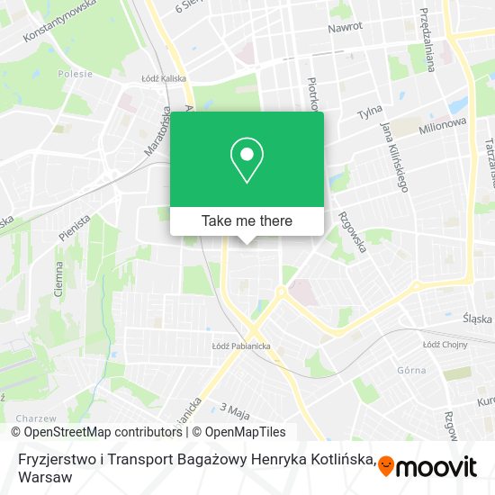 Fryzjerstwo i Transport Bagażowy Henryka Kotlińska map