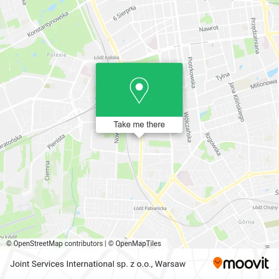 Карта Joint Services International sp. z o.o.