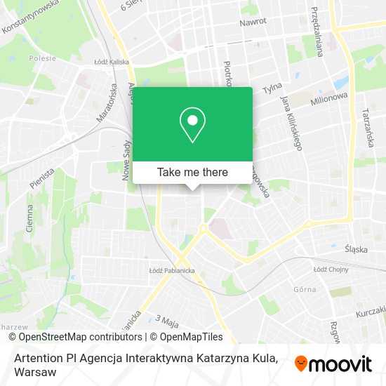 Artention Pl Agencja Interaktywna Katarzyna Kula map